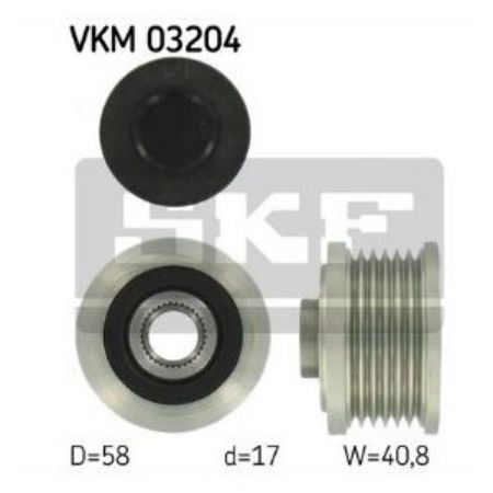 Imagem de Polia do Alternador FIAT BRAVO - SKF VKM03204A