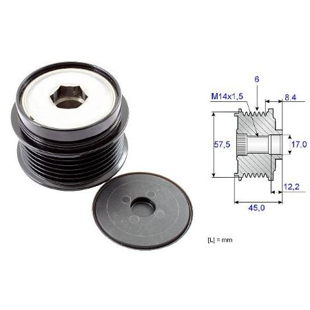 Imagem de Polia do Alternador - SKF VKM05428