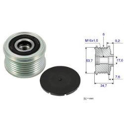 Imagem de Polia do Alternador CHEVROLET - GM MERIVA - SKF VKM05596