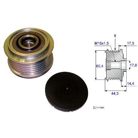 Imagem de Polia do Alternador - SKF VKM05602