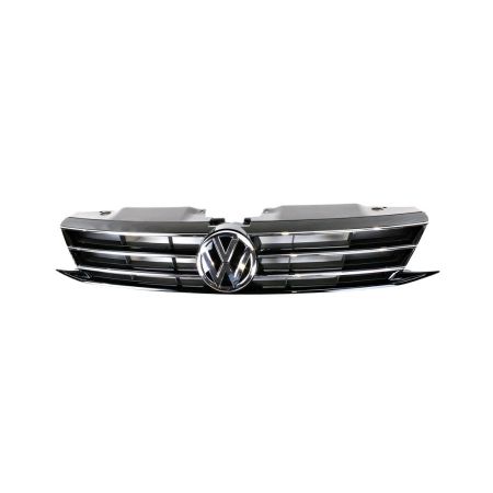 Imagem de Grade do Radiador VOLKSWAGEN JETTA com Friso Cromado - VOLKSWAGEN 5C6853651AJZLL