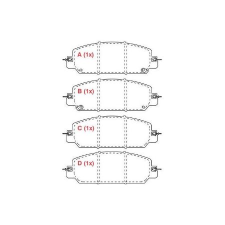 Imagem de Pastilha de Freio Dianteira HONDA CRV - WILLTEC PW1045