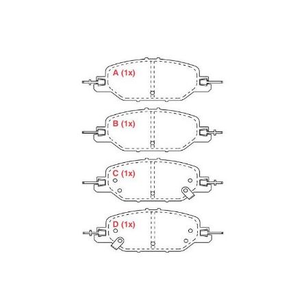 Imagem de Pastilha de Freio Traseira HONDA CRV - WILLTEC PW1046