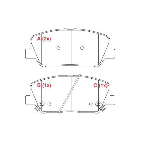 Imagem de Pastilha de Freio Dianteira Cerâmica - WILLTEC FP220