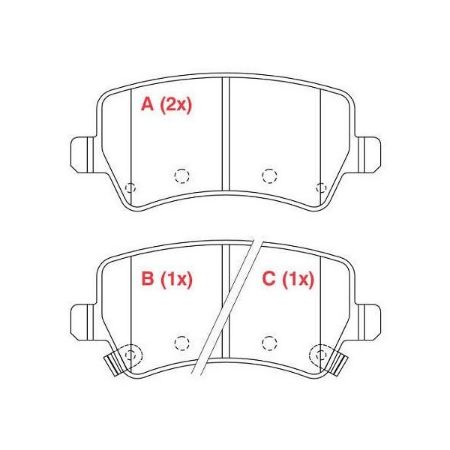 Imagem de Pastilha de Freio Traseira HYUNDAI AZERA Cerâmica - WILLTEC FP234