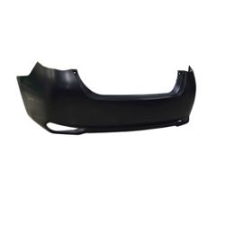 Imagem de Para-choque Traseiro TOYOTA YARIS Preto Liso sem Furo Sensor - RUFATO 28352