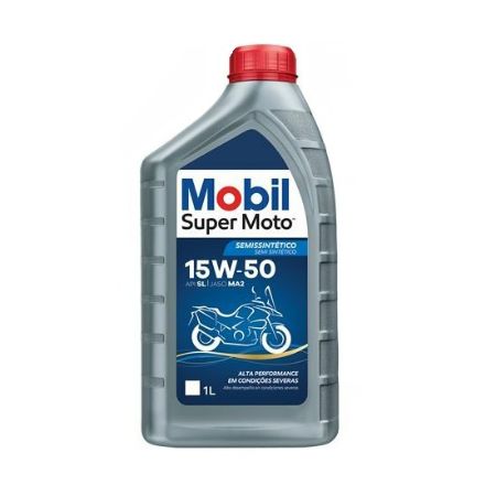 Imagem de Óleo de Motor 15W50 Sl Moto 4T Superior Moto Semi 1 Litro - MOBIL 123081
