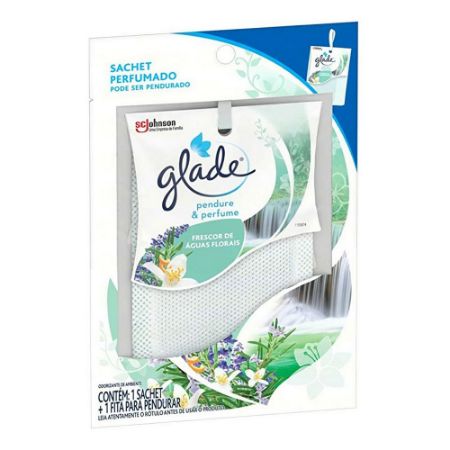 Imagem de Glade Pendure Perfume Frescor Aguas Flor 8g - JOHNSON 322106