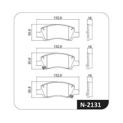 Imagem de Pastilha de Freio Dianteira HYUNDAI HB20 - COBREQ N2131