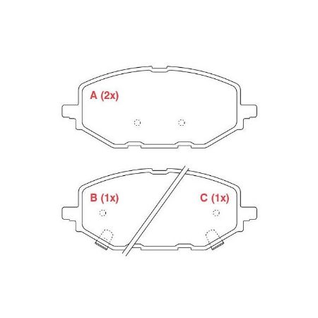 Imagem de Pastilha de Freio Dianteira CHEVROLET - GM TRACKER - WILLTEC PW1056