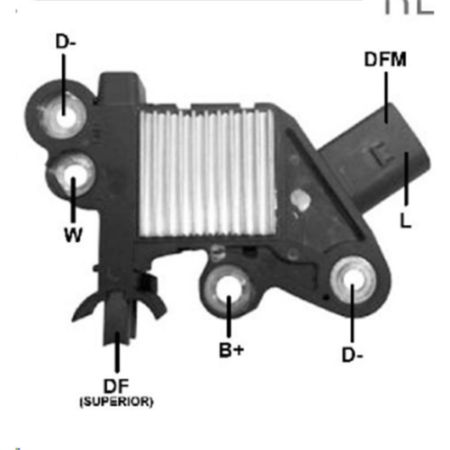 Imagem de Regulador de Voltagem do Alternador - GAUSS GA338