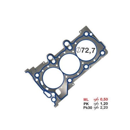 Imagem de Junta do Cabeçote HYUNDAI HB20 Metal - BASTOS JUNTAS 15158015ML