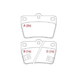 Imagem de Pastilha de Freio Traseira - WILLTEC FP599