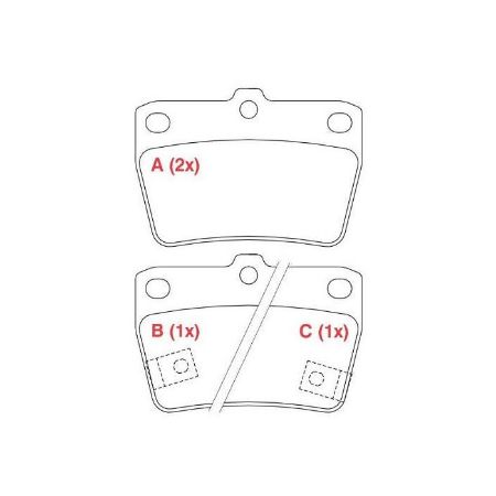Imagem de Pastilha de Freio Traseira - WILLTEC FP599