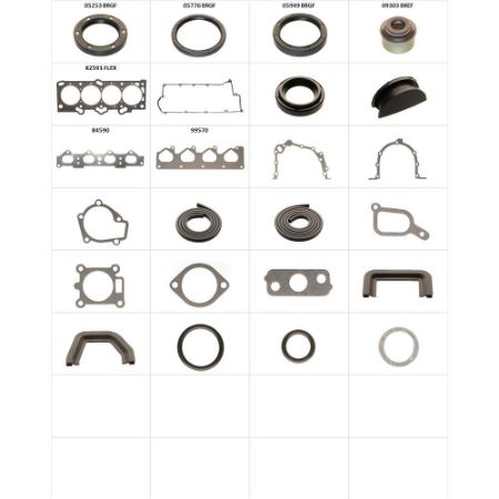 Imagem de Jogo de Juntas do Motor Fibra com Retentor - SABO 80591FLEXR