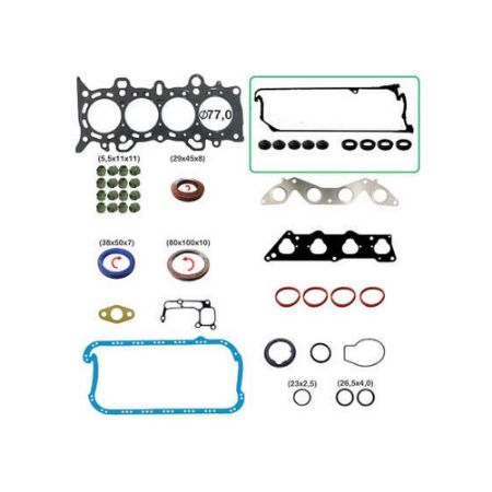 Imagem de Jogo de Juntas do Motor HONDA CIVIC Fibra com Retentor - BASTOS JUNTAS 1510171PKR