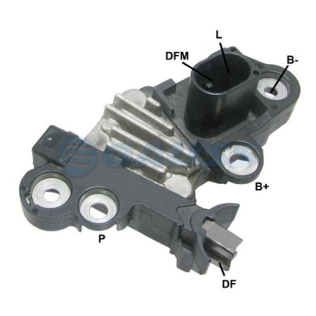 Imagem de Regulador de Voltagem do Alternador sem Ar-condicionado 14V - GAUSS GA363