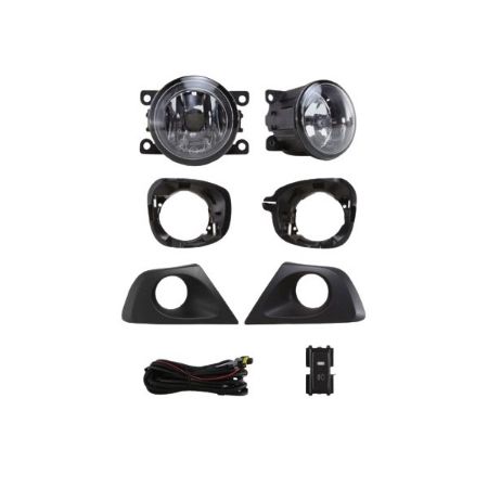 Imagem de Kit Farol Auxiliar RENAULT DUSTER com Moldura Preta - SHOCKLIGHT SL221210