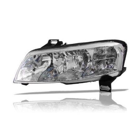 Imagem de Farol Principal FIAT STILO Lado Esquerdo Regulagem Elétrica sem Milha Moldura Cromada - RUFATO 25309