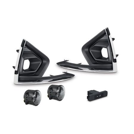 Imagem de Kit Farol Auxiliar FORD FIESTA Acabamento Cromado - SHOCKLIGHT SL101710CR