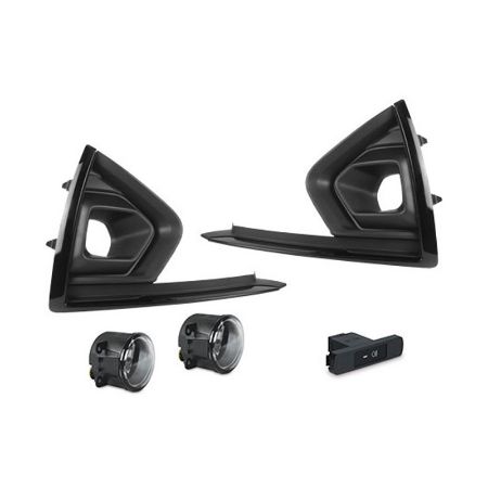 Imagem de Kit Farol Auxiliar FORD FIESTA Acabamento Preto - SHOCKLIGHT SL101710