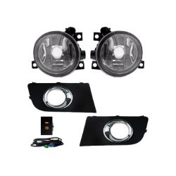 Imagem de Kit Farol Auxiliar VOLKSWAGEN AMAROK Aro Cromado sem Lâmpada - SUITS STS006VW