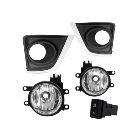 Imagem de Kit Farol Auxiliar TOYOTA COROLLA Moldura Cromada - SUITS STS514TA