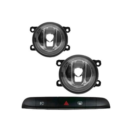 Imagem de Kit Farol Auxiliar FIAT MOBI com Suporte - SUITS STS135FT