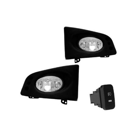 Imagem de Kit Farol de Milha HONDA FIT com Moldura Preta - SUITS STS211HD