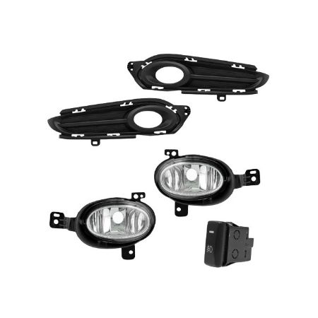 Imagem de Kit Farol de Milha HONDA HRV com Aro Preto - SUITS STS225HD