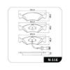 Imagem de Pastilha de Freio Dianteira com Sensor - COBREQ N116