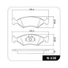 Imagem de Pastilha de Freio Dianteira - COBREQ N138