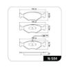 Imagem de Pastilha de Freio Dianteira com Sensor Sistema ATE - COBREQ N504