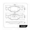 Imagem de Pastilha de Freio Dianteira - COBREQ N532