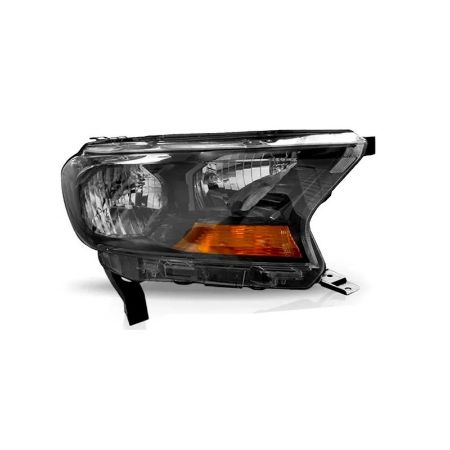 Imagem de Farol Principal FORD RANGER Lado Esquerdo Regulagem Elétrica Máscara Negra Pisca Âmbar - RUFATO 29195