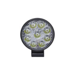 Imagem de Farol de Milha Universal Unitário Redondo 9 Leds 27w - ELETRICWAY TG0802002