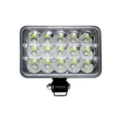 Imagem de Farol de Milha Retangular 15 Leds 12/24V 45w - ELETRICWAY TG0802027