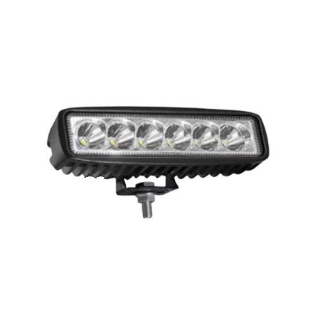 Imagem de Farol de Milha Super Led Barra Preto 6 Leds 18w Bivolt - ELETRICWAY TG0802011