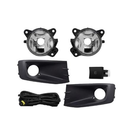 Imagem de Kit Farol de Milha VOLKSWAGEN FOX Com Botão Quadrado - ELETRICWAY TG0201023