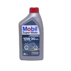 Imagem de Óleo de Motor 10W30 Superior Moto 4T Mx Semi Sintetic 1 Litro - MOBIL 123075