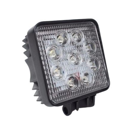 Imagem de Farol de Milha Unitário Quadrado 9 Leds 27w Universal - ELETRICWAY TG0802006