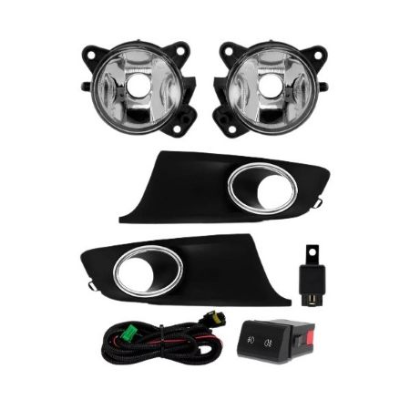 Imagem de Kit Farol de Milha VOLKSWAGEN FOX /SPACE FOX Aro Cromado - ELETRICWAY TG0201014