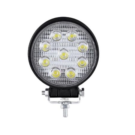 Imagem de Farol de Milha Unitário Redondo 12/24V 27w 9 Leds 6000k - IMPORT FG0127W2271