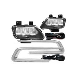 Imagem de Kit Farol de Milha FIAT TORO com Moldura - SUNS ACESSORIOS FGS0152FT