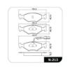 Imagem de Pastilha de Freio Dianteira com Sensor - COBREQ N213