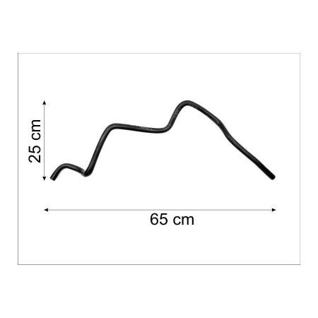Imagem de Mangueira do Reservatório do Radiador ao Radiador FORD COURIER/FIESTA - CAUPLAS 5603