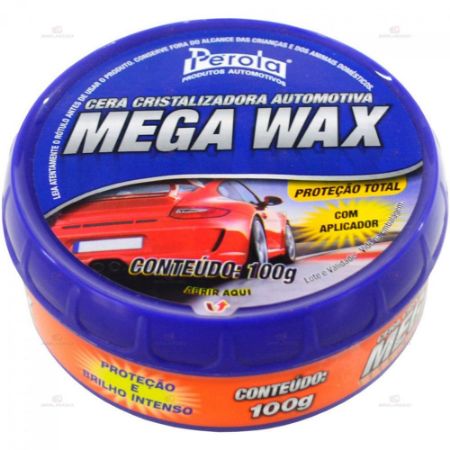 Imagem de Cera Pasta Cristalizadora Mega Wax 100g - PEROLA 020504