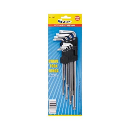 Imagem de Chave Torx Longa 10 com Furo - ETILUX 2062