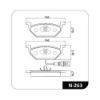 Imagem de Pastilha de Freio Dianteira com Sensor - COBREQ N263