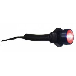 Imagem de Lanterna Mini Spot Preto com Led Vermelho - DNI DNI0594